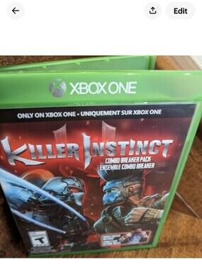 X box one Killer Instinct video game Like New Pristine Condition